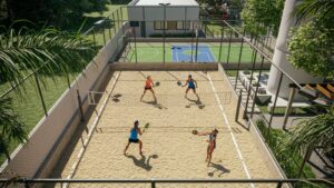 galeria 06 quadra beach tennis do Ventura Clube Ipanema