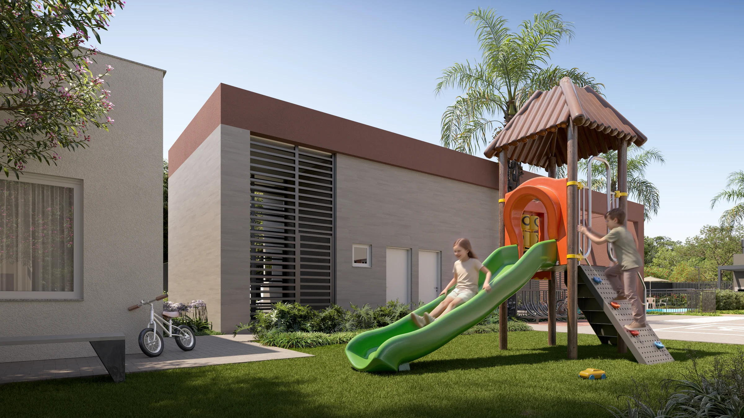 Playground — Hi! Canoas, perspectiva ilustrativa