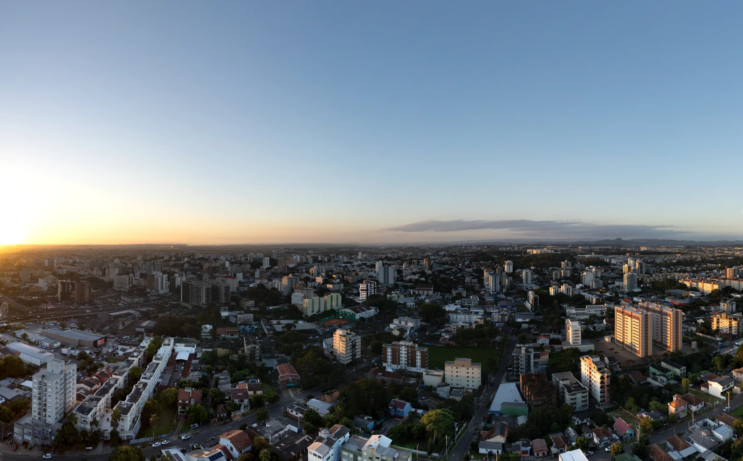 Vista aérea de Canoas — Hi! Canoas, perspectiva ilustrativa